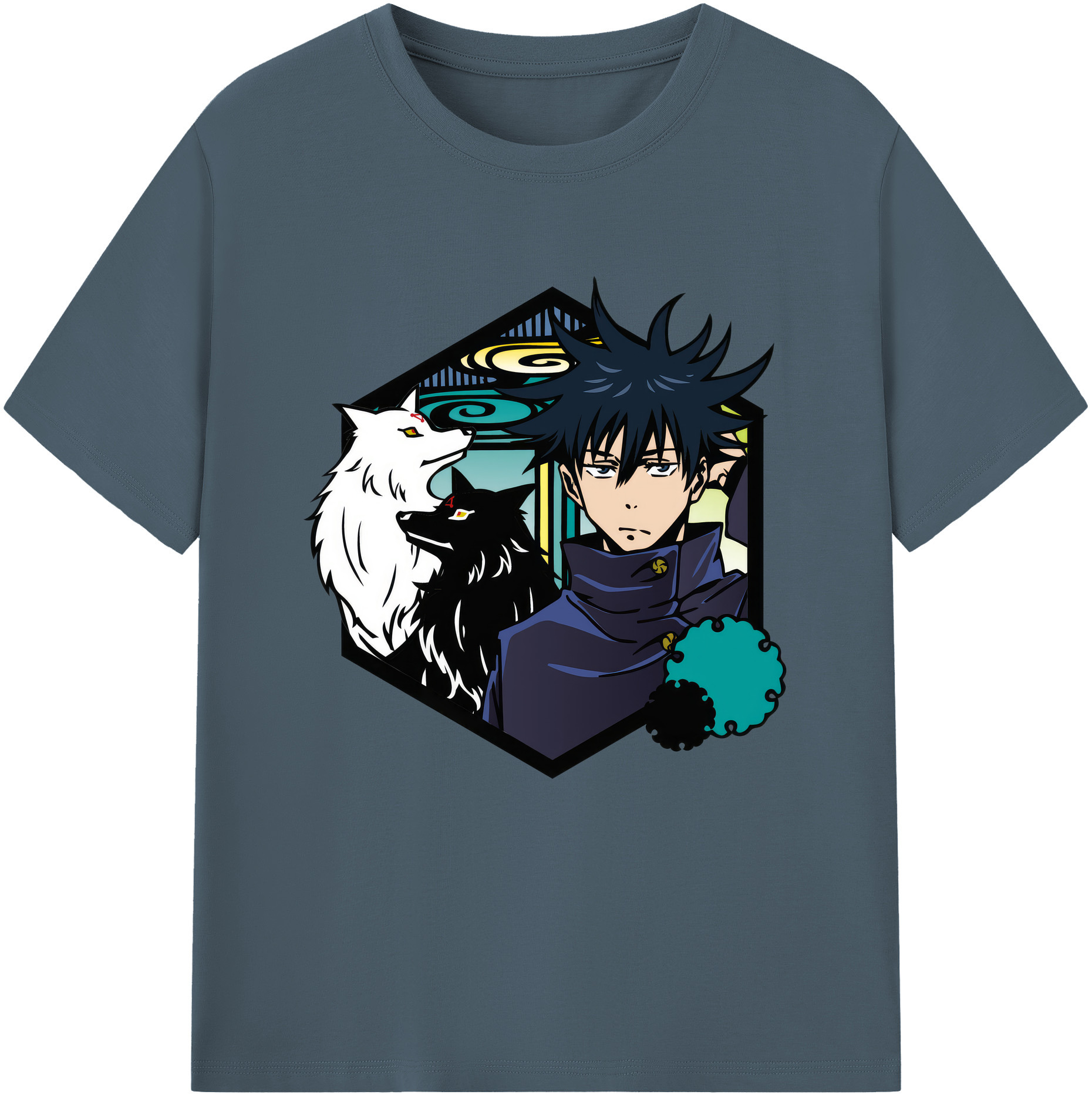 （画像用） 呪術廻戦 Jujutsu Kaisen 綿100％半袖Tシャツ（フロントプリント）